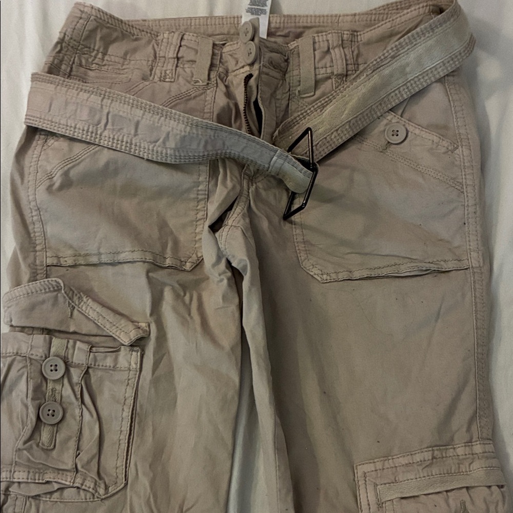 Garage Beige Cargo Pants